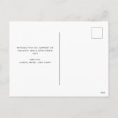 Blue New Home for the Holidays Photo  Feestdagenkaart (Achterkant)