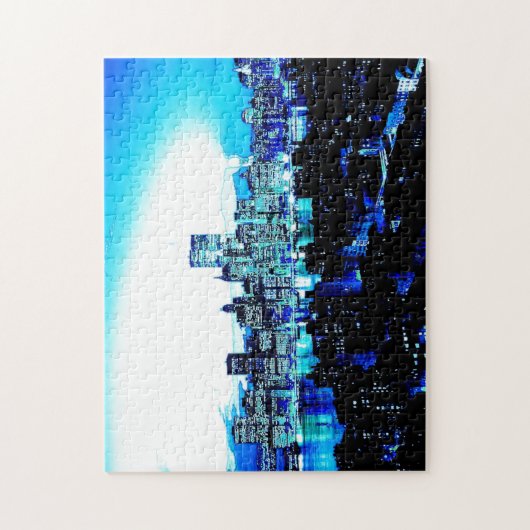 Blue New York Art Legpuzzel (Verticaal)