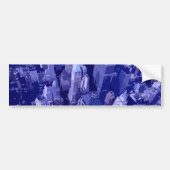 Blue New York Bumpersticker (Voorkant)