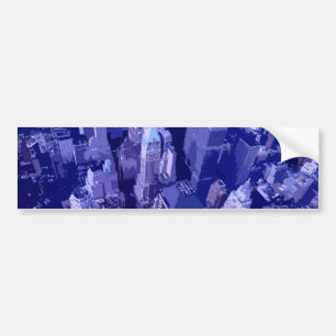 Blue New York Bumpersticker