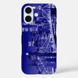 Blue New York City iPhone 16 Hoesje