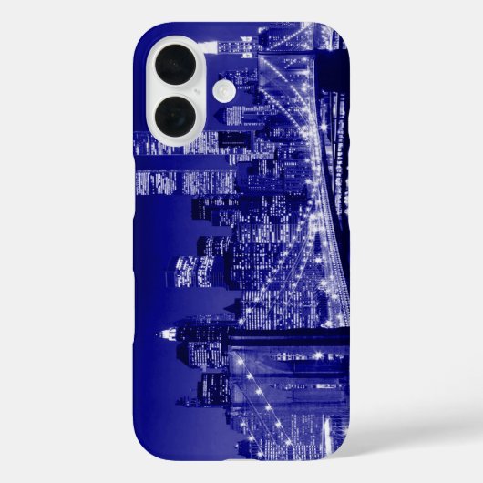 Blue New York City Case-Mate iPhone Case (Achterkant)
