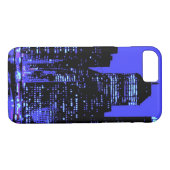 Blue New York City iPhone 7 Hoesje (Achterkant (Horizontaal))