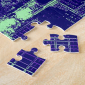 Blue New York City Legpuzzel (Zijkant)