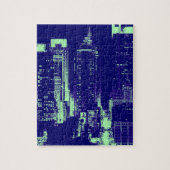 Blue New York City Legpuzzel (Verticaal)
