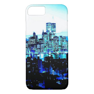 Blue New York iPhone 7 Hoesje