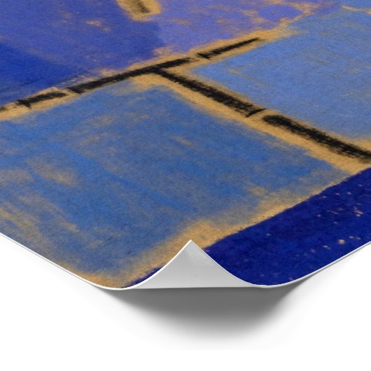 Blue Night, 1937, van Paul Klee Poster (Hoek)