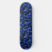 Blue Night Butterflies  Persoonlijk Skateboard (Voorkant)