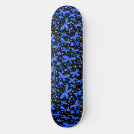 Blue Night Butterflies  Persoonlijk Skateboard