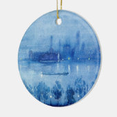Blue Night, Londen | Joseph Pennell Keramisch Ornament (Links)