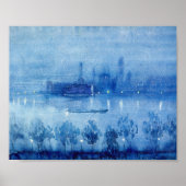 Blue Night, Londen | Joseph Pennell Poster (Voorkant)