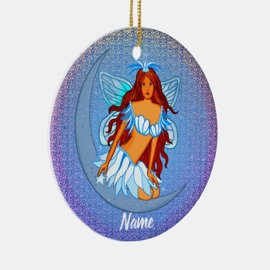 Blue Night Moon Fairy ornament (Rechts)