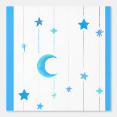 Blue Night Sky Wallpaper Behang (Voorkant)