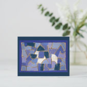 Blue Night van Paul Klee, Abstract Briefkaart (Staand voorkant)