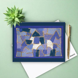 Blue Night van Paul Klee, Abstract Briefkaart