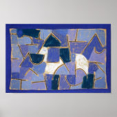 Blue Night van Paul Klee, Abstract Poster (Voorkant)
