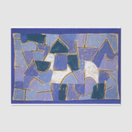 Blue Night van Paul Klee, Abstract Tissuepapier