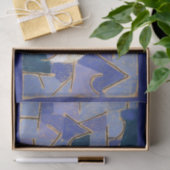 Blue Night van Paul Klee, Abstract Tissuepapier (Geschenk)