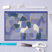 Blue Night van Paul Klee, Abstract Tissuepapier (Craft)