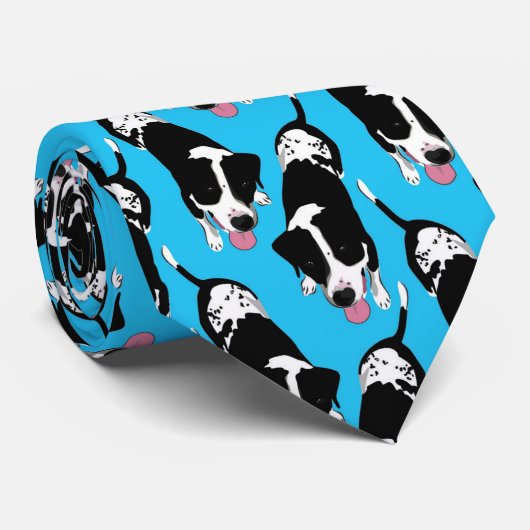 Blue Nina Stropdas (Opgerold)