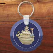 Blue Noah's Ark Sleutelhanger (Voorkant)