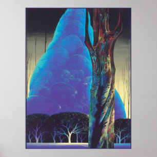 Blue Nocturne - 1992; Verenigde Staten Eyvind Ear Poster