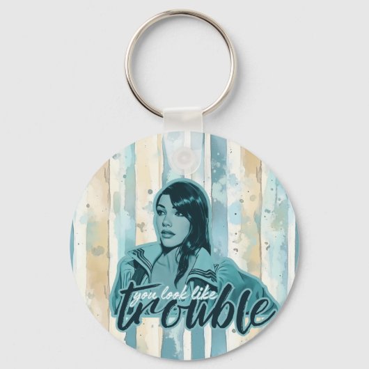 Blue Noir Neve Sleutelhanger (Voorkant)