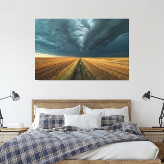 Blue Norther Poster - Dramatic Weather Front Print (Insitu (Slaapkamer))