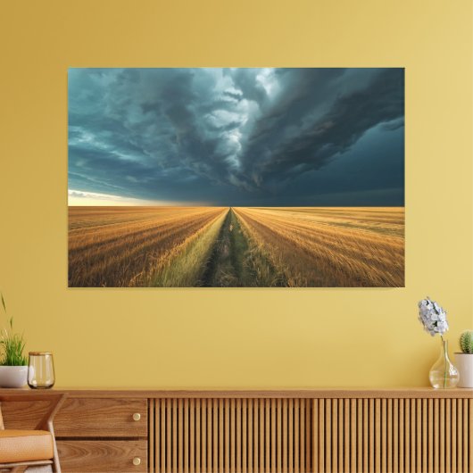 Blue Norther Poster - Dramatic Weather Front Print (Insitu (Woonkamer))