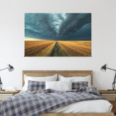 Blue Norther Poster - Drastische Weerfront Print (Insitu (Slaapkamer))