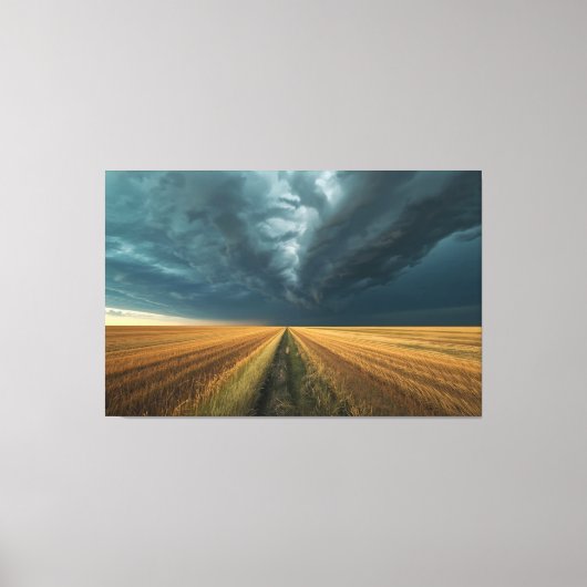 Blue Norther Poster - Drastische Weerfront Print (Voorkant)