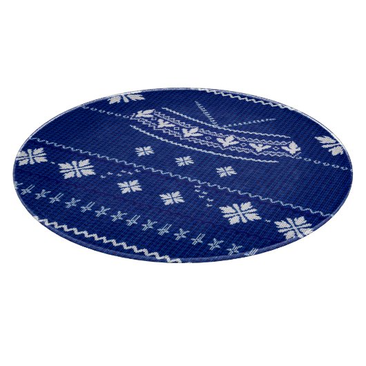 Blue Norwegian Knit, Cutting Board Snijplank (Hoek)