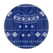 Blue Norwegian Knit, Cutting Board Snijplank (Voorkant)