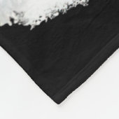 Blue Nose Pitbull Santa Dog Christmas Sneeuwman Xm Fleece Deken (Hoek)