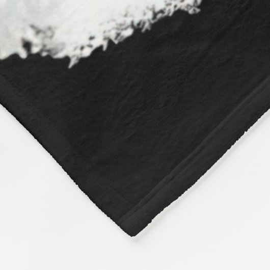 Blue Nose Pitbull Santa Dog Christmas Sneeuwman Xm Fleece Deken (Hoek)