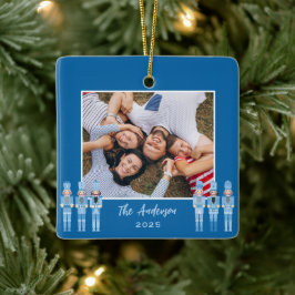 Blue Notcracker Ornament
