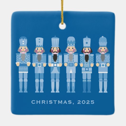 Blue Notcracker Ornament (Achterkant)