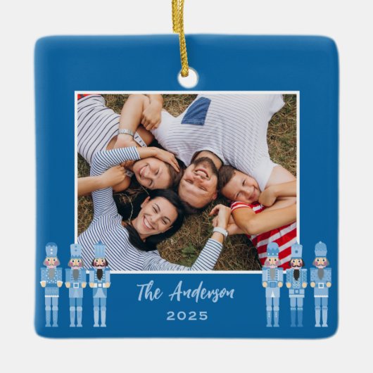 Blue Notcracker Ornament (Voorkant)