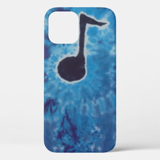 Blue Note Music Tie Dye PhatDyes Case-Mate iPhone Case (Achterkant)