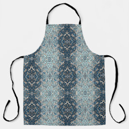 Blue Nouveau Apron Schort