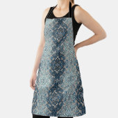 Blue Nouveau Apron Schort (Insitu)