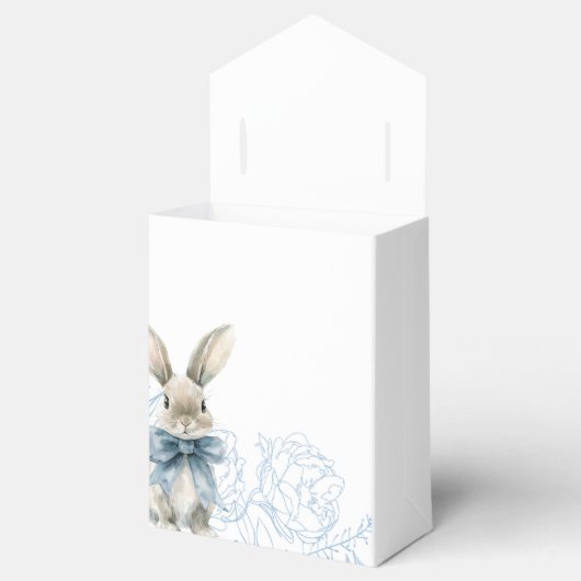 Blue Nummy Baby shower Bedankdoosjes (Geopend)