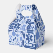 Blue Nurse Appreciation Medical School Afstuderen Bedankdoosjes (Achterkant)