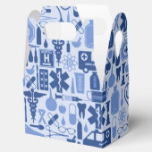 Blue Nurse Appreciation Medical School Afstuderen Bedankdoosjes (Geopend)