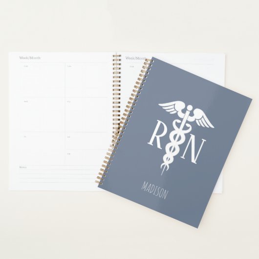 Blue Nurse Medical Caduceus Persoonlijk Planner (Display)