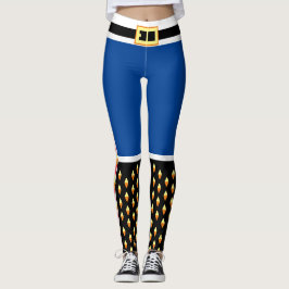 Blue Nutcracker Speelgoed Soldier Costume Leggings