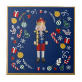 Blue Nutkraker Tegeltje (Voorkant)