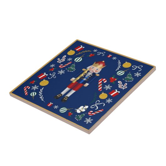 Blue Nutkraker Tegeltje (Zijkant)