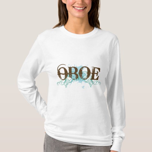 Blue Oboe Music T-shirt (Voorkant)