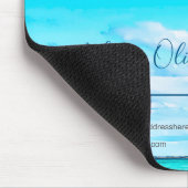 Blue Ocean Aqua Zee Bedrijfsinformatie Muismat (Hoek)